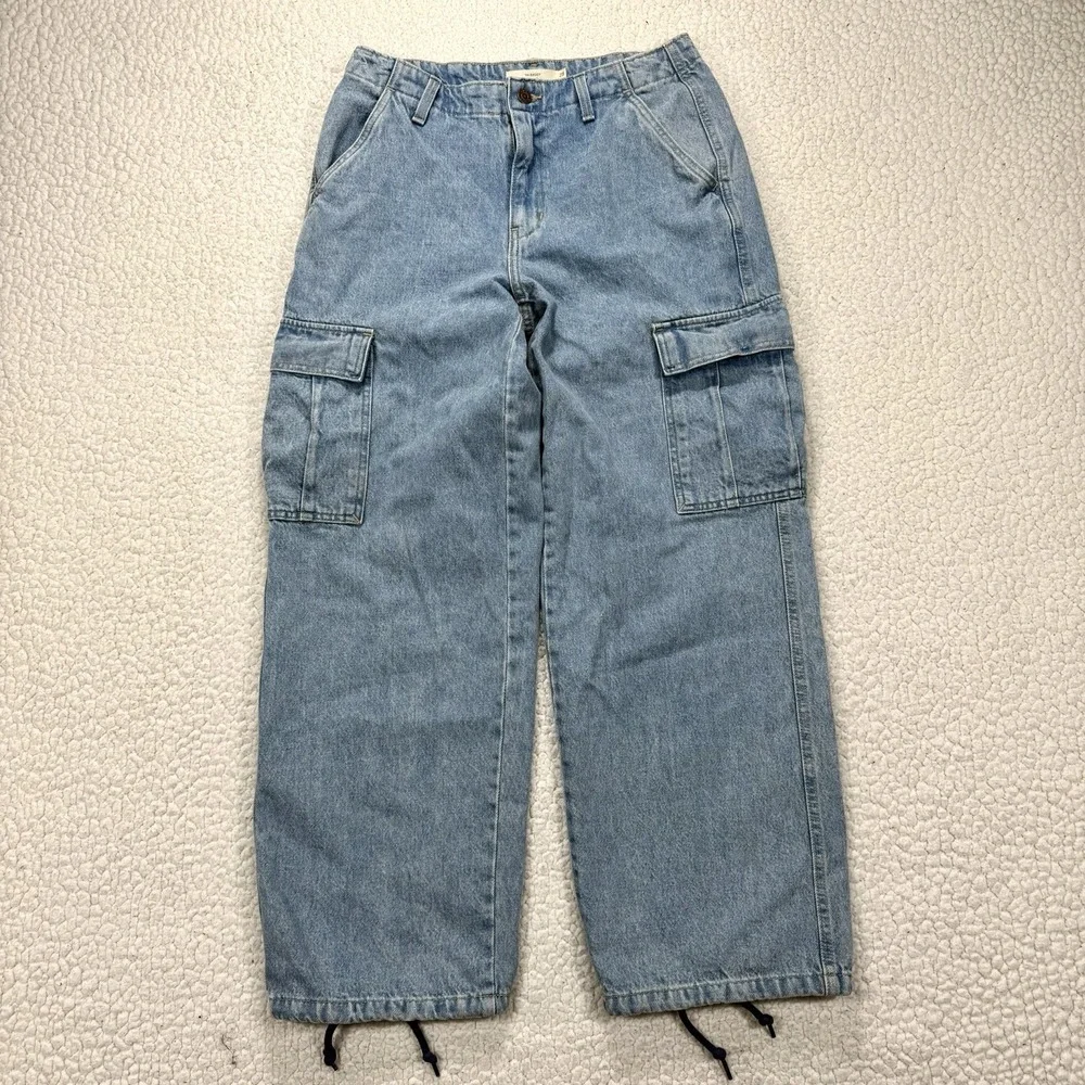 Levi's 94 Baggy Cargo Jeans Women's 28 (29x29.5)‎ Y2K Streetwear Utility Grunge